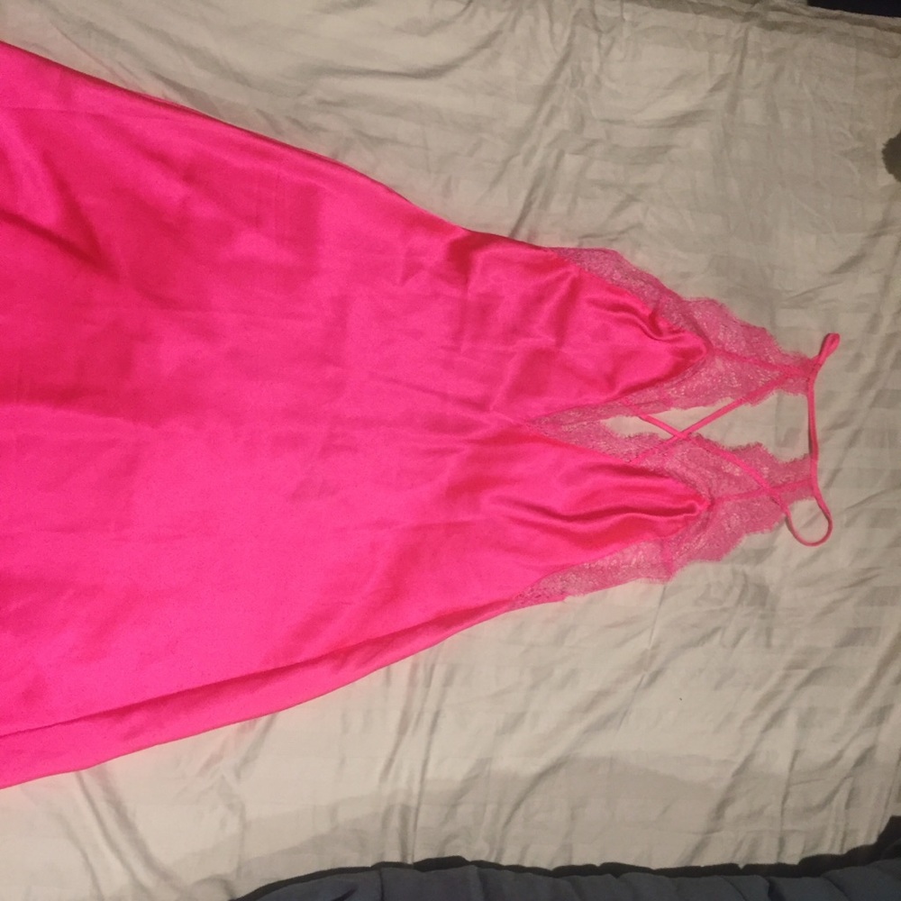 Hot pink VS lingerie